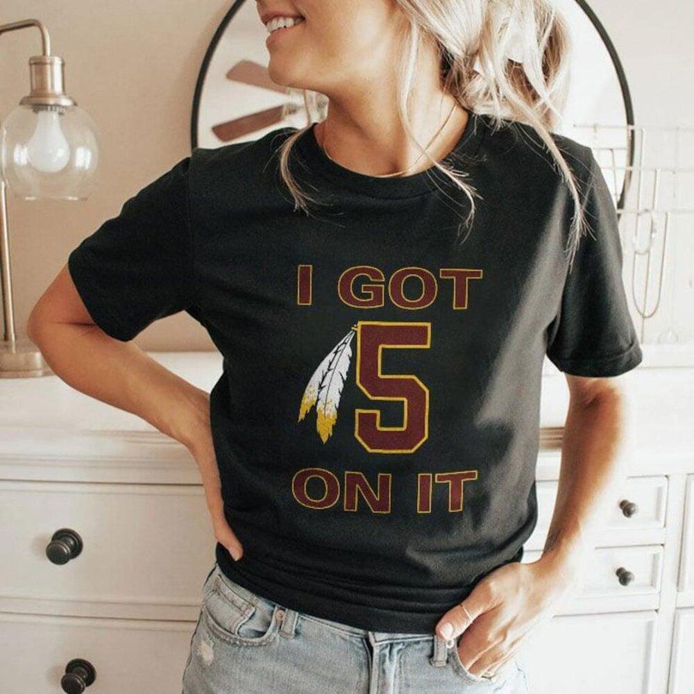 I Got Five On It Washington Football Retro Sports Fan Graphic T-Shirt